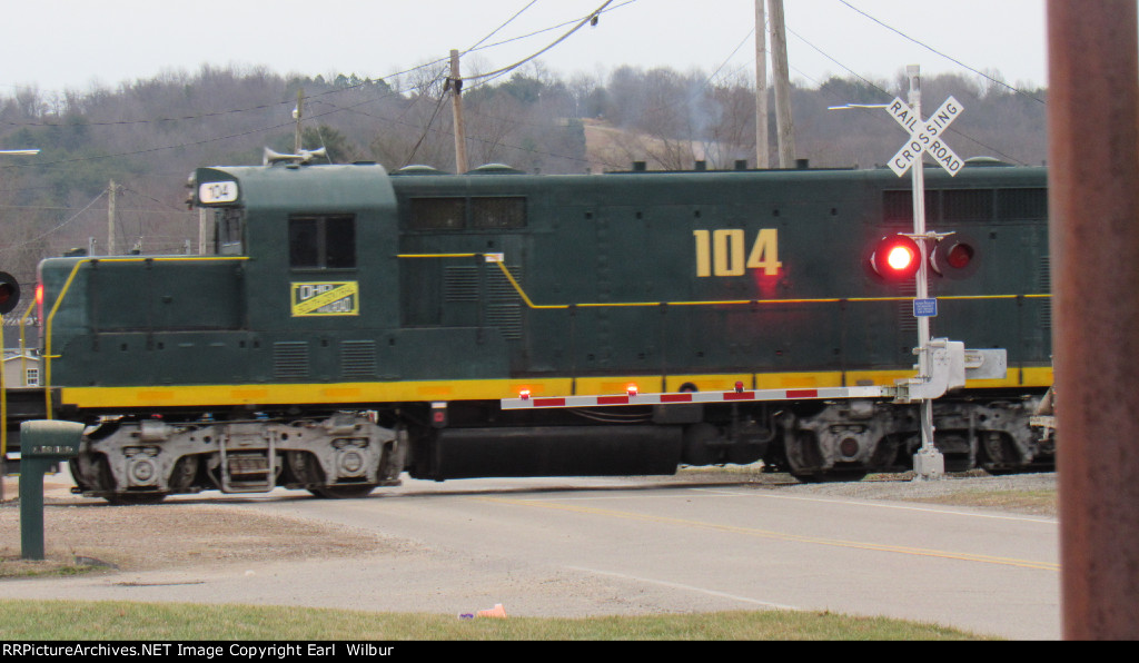 Ohio South Central Railroad (OSCR) 104